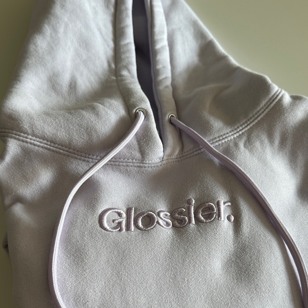 Glossier Light Purple Hoodie